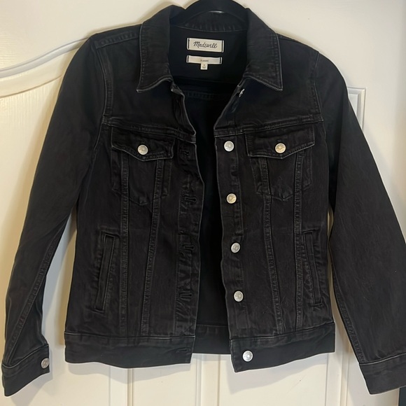 Madewell Jackets & Blazers - Madewell Denim Lunar Black Wash Jean Jacket Women’s Size Small NWOT